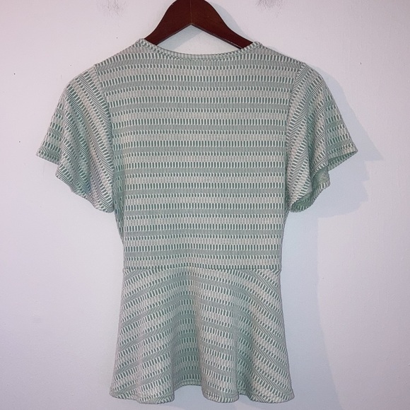 Caution To The Wind Faux Wrap Top - Picture 6 of 10